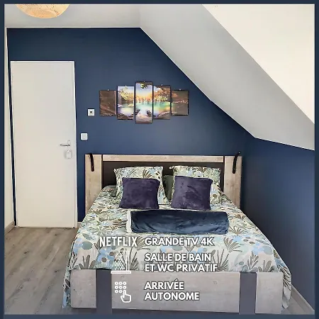 Magnifique 12 Pers - 6 Avec Salle De Bain Privative Au Calme - 30 Min Asterix - Ecrin De Charme Appartement *