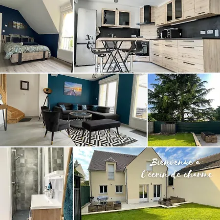 Magnifique 12 Pers - 6 Avec Salle De Bain Privative Au Calme - 30 Min Asterix - Ecrin De Charme Appartement Compiègne